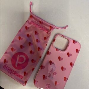 Loopy Case Red Heart Phone Case